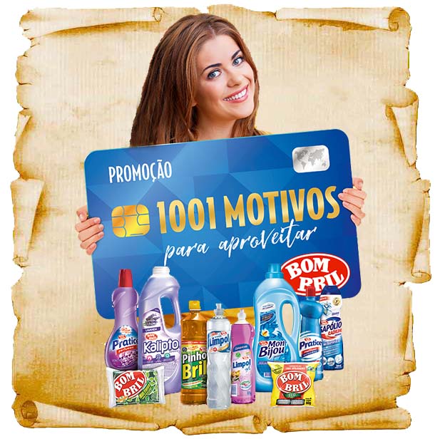 Promoção Bombril 1001 Motivos galardians