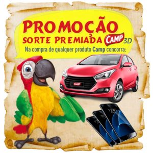 Promoção sorte premiada Camp 3D